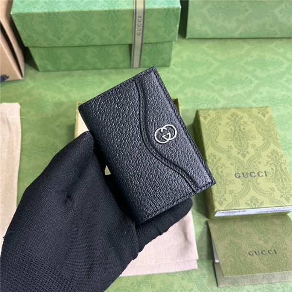 GUCCI 구찌 래더 로고 카드 지갑 735000