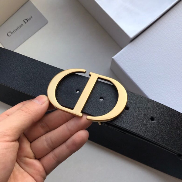 디올 몽테인 레더 벨트 3.5cm