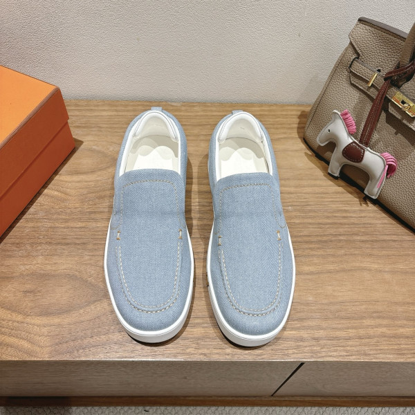 [ Hermes ] 에르메스 Kiddy 슬립온 스니커즈