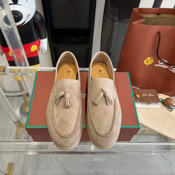 [Loro Piana] 로로피아나 스웨이드 소재 태슬 로퍼