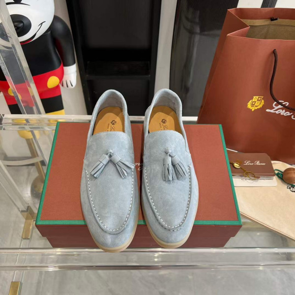 [Loro Piana] 로로피아나 스웨이드 소재 태슬 로퍼