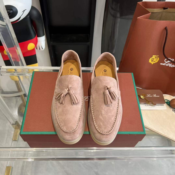 [Loro Piana] 로로피아나 스웨이드 소재 태슬 로퍼