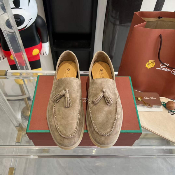 [Loro Piana] 로로피아나 스웨이드 소재 태슬 로퍼