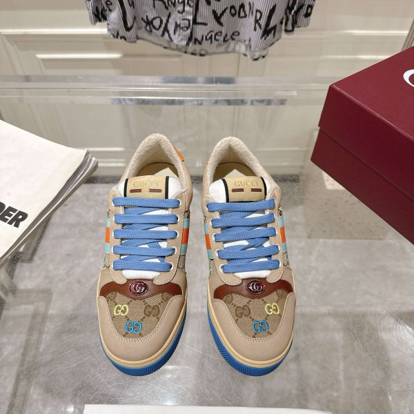 [ Gucci ] 구찌 GG 스크리너 웹 스니커즈
