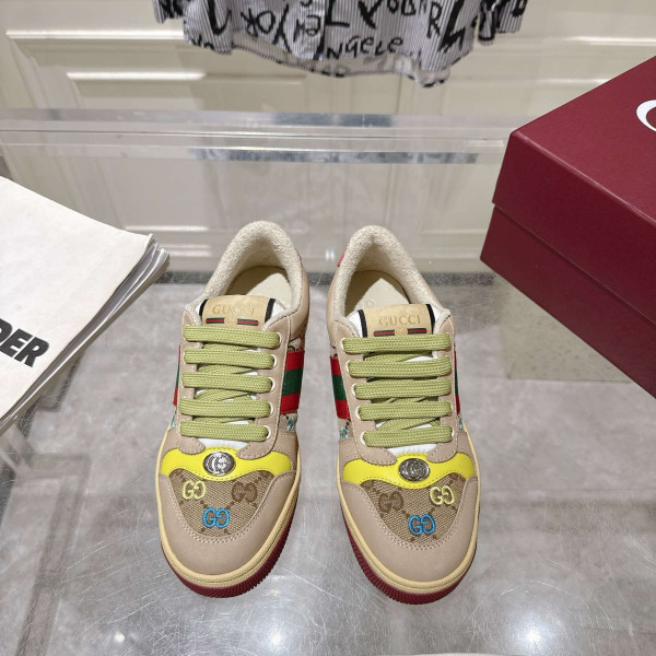[ Gucci ] 구찌 GG 스크리너 웹 스니커즈