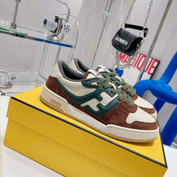 [Fendi] 펜디 매치 스웨이드 로우탑 스니커즈