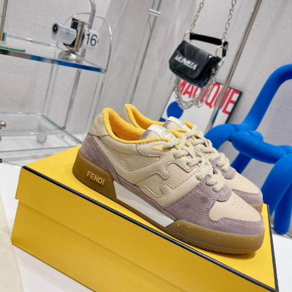 [Fendi] 펜디 매치 스웨이드 로우탑 스니커즈