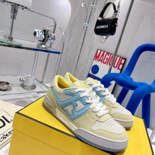 [Fendi] 펜디 매치 스웨이드 로우탑 스니커즈