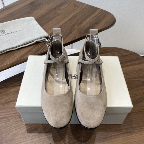 [ Brunello Cucinelli ] 브루넬로 쿠치넬리 메리제인 플랫
