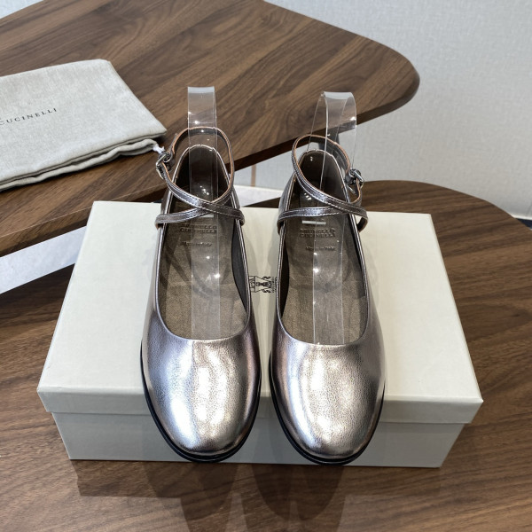 [ Brunello Cucinelli ] 브루넬로 쿠치넬리 메리제인 플랫