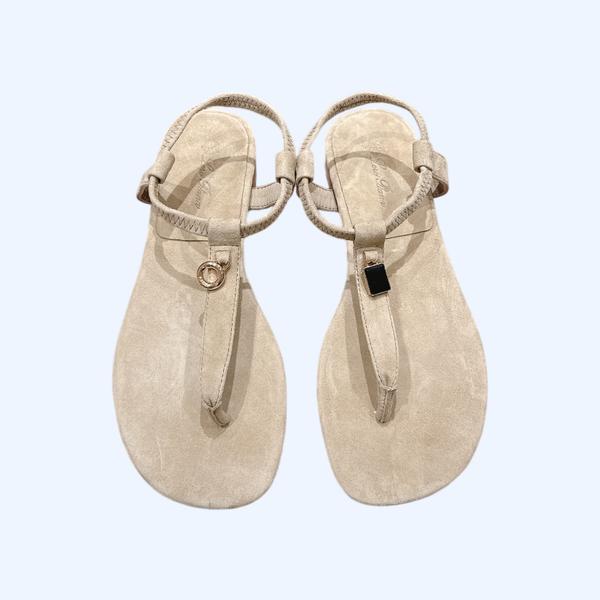 [ Loro Piana ] 로로피아나 민딜 스웨이드 샌들