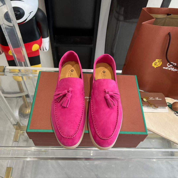 [Loro Piana] 로로피아나 스웨이드 태슬 로퍼