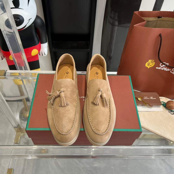 [Loro Piana] 로로피아나 스웨이드 태슬 로퍼