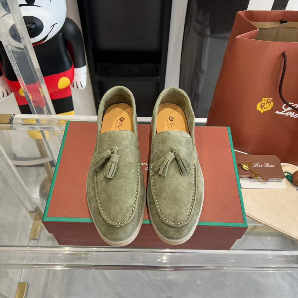 [Loro Piana] 로로피아나 스웨이드 태슬 로퍼