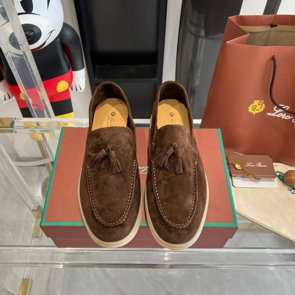 [Loro Piana] 로로피아나 스웨이드 태슬 로퍼