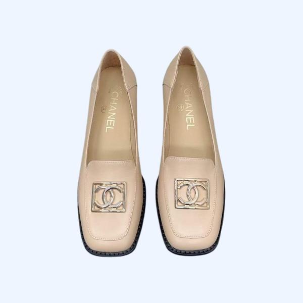 [Chanel] 샤넬 램스킨 스퀘어 토 로퍼