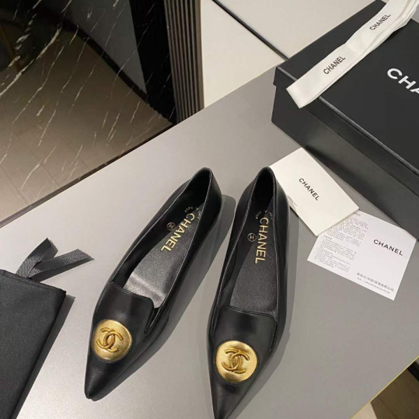 [Chanel] 샤넬 레더 캡토 슬링백 샌들