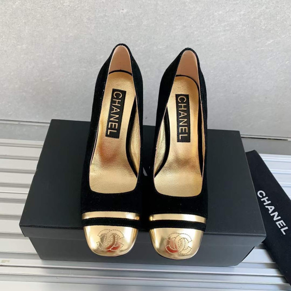 [Chanel] 샤넬 레더 캡토 슬링백 샌들