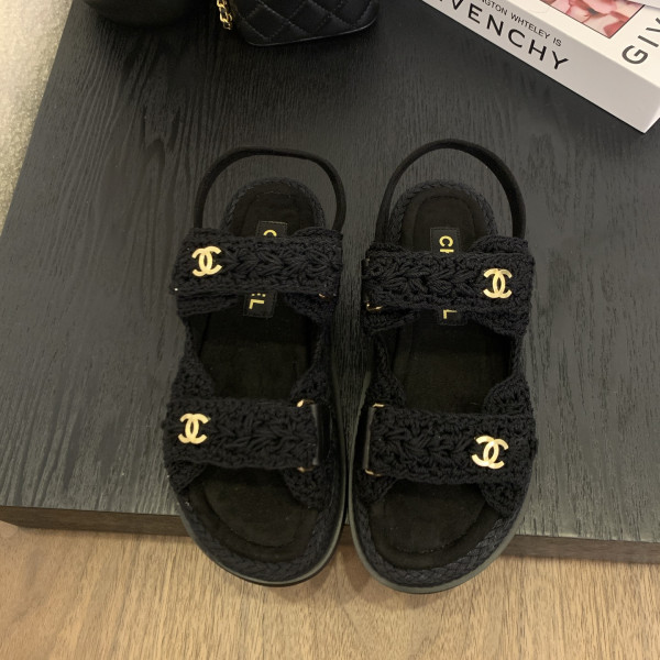 [ Chanel ] 샤넬 벨크로 샌들