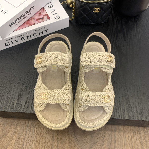 [ Chanel ] 샤넬 벨크로 샌들