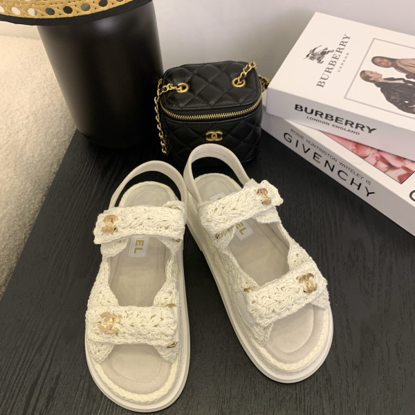 [ Chanel ] 샤넬 벨크로 샌들
