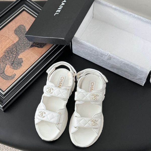 [ Chanel ] 샤넬 벨크로 샌들