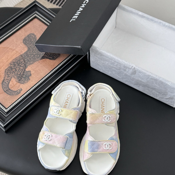 [ Chanel ] 샤넬 벨크로 샌들