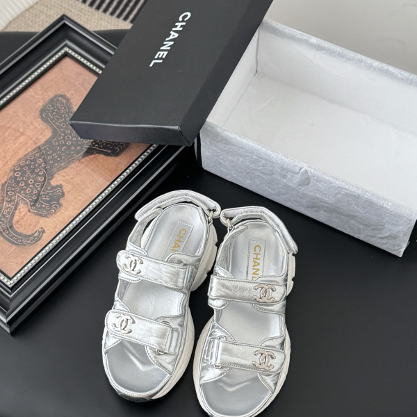 [ Chanel ] 샤넬 벨크로 샌들