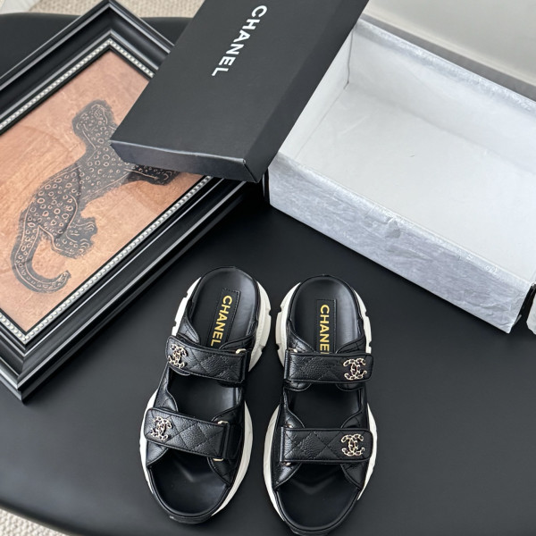 [ Chanel ] 샤넬 벨크로 샌들