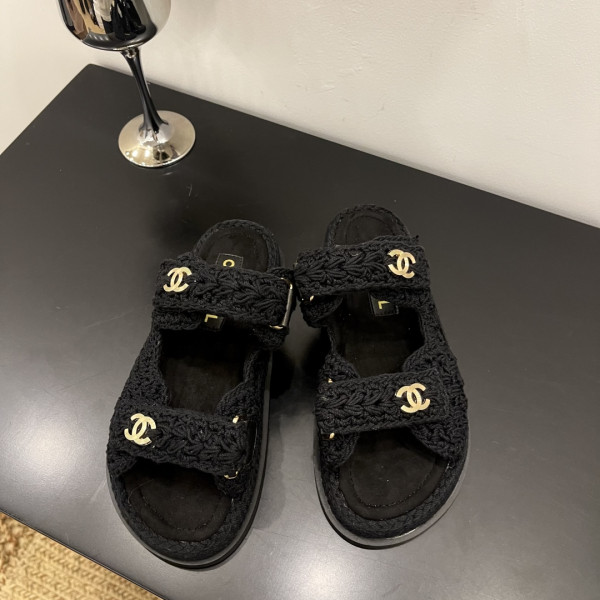 [ Chanel ] 샤넬 벨크로 샌들