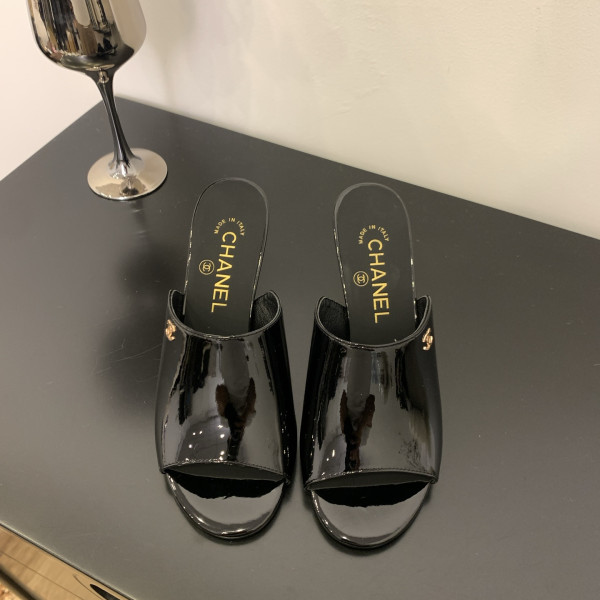 [ Chanel ] 샤넬 페이던트 뮬 힐