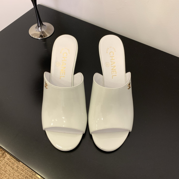 [ Chanel ] 샤넬 페이던트 뮬 힐