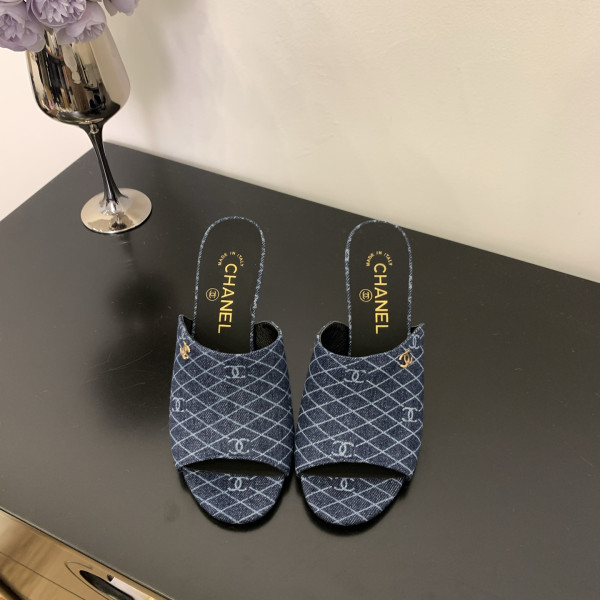 [ Chanel ] 샤넬 페이던트 뮬 힐