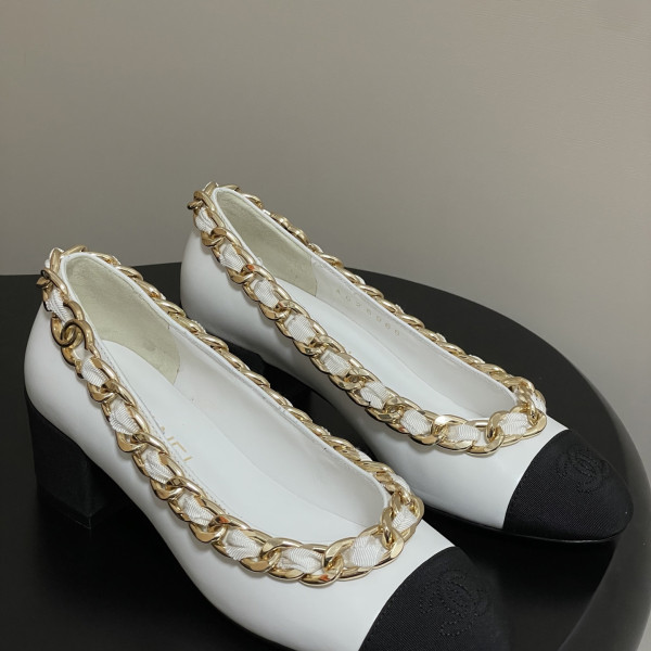 [ Chanel ] 샤넬 체인 메리제인 힐