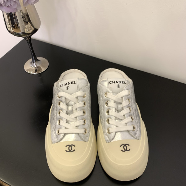 [ Chanel ] 샤넬 플랫폼 스니커즈 뮬