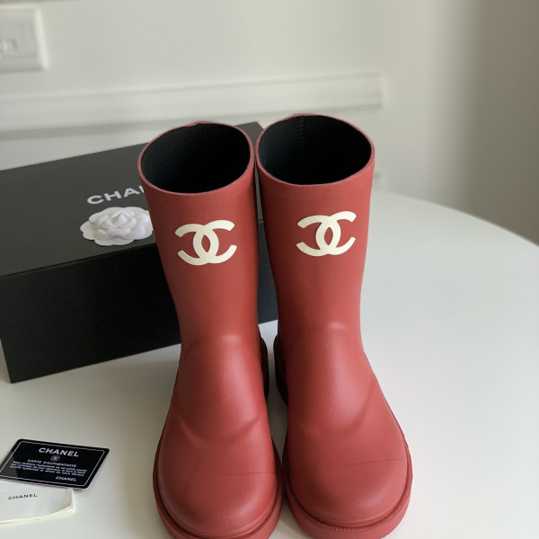 [ Chanel ] 샤넬 레인부츠
