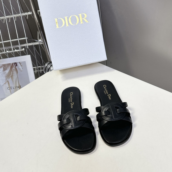 [ Dior ] 디올 D-Club 뮬 슬라이드