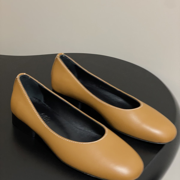 [ Hermes ] 에르메스 가죽 플랫슈즈
