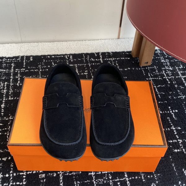 [ Hermes ] 에르메스 스웨이드 로퍼