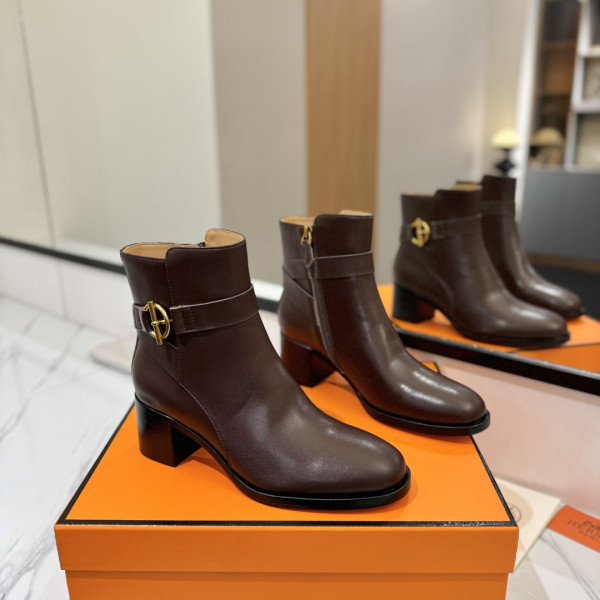 [ Hermes ] 에르메스 Jill 앵클 부츠