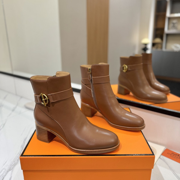 [ Hermes ] 에르메스 Jill 앵클 부츠