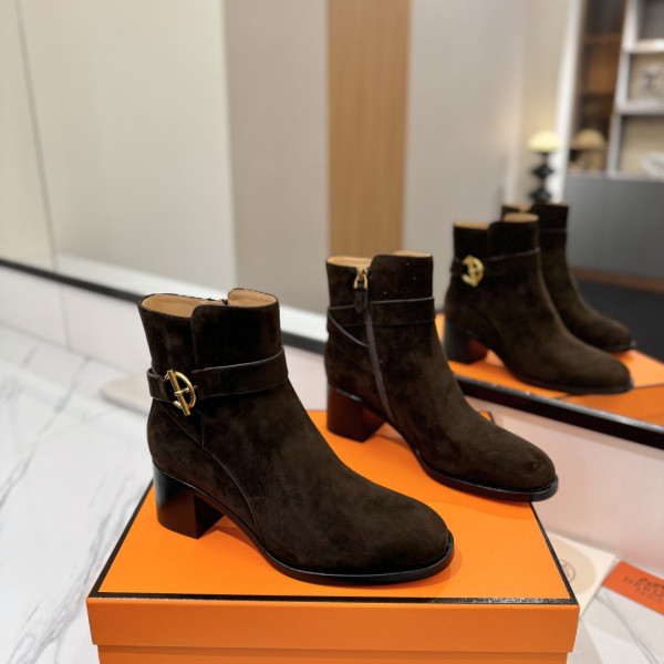 [ Hermes ] 에르메스 Jill 앵클 부츠