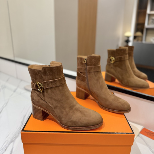 [ Hermes ] 에르메스 Jill 앵클 부츠