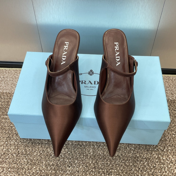 [ Prada ] 프라다 새틴 뮬