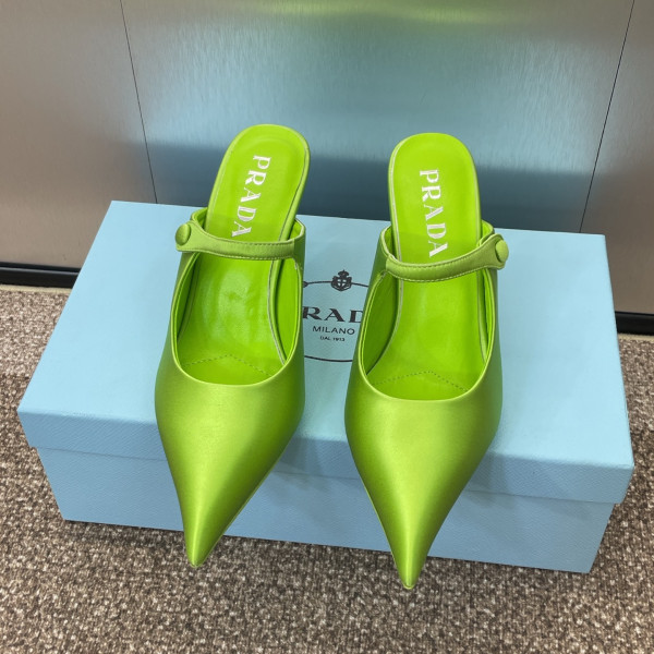 [ Prada ] 프라다 새틴 뮬
