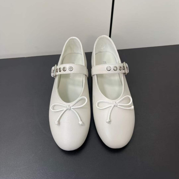 [Miu Miu] 미우미우 가죽 발레리나