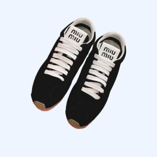 [Miu Miu] 미우미우 스웨이드 스니커즈