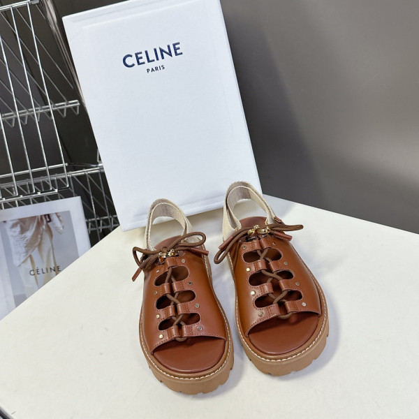 [ Celine ] 셀린느 빌리 청키 샌들