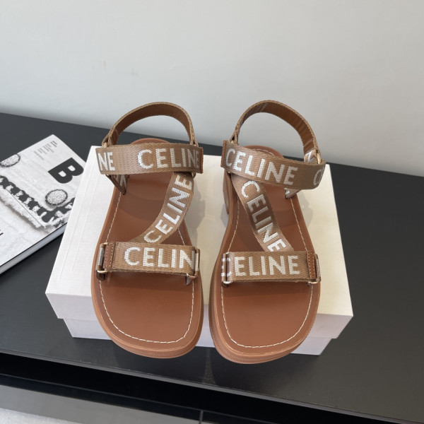 [ Celine ] 셀린느 레오 스트래피 샌들