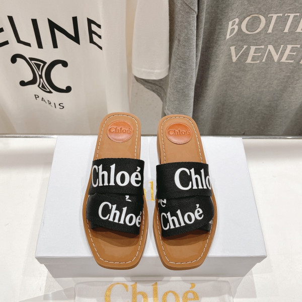 [ Chloe ] 끌로에 우디 힐 뮬